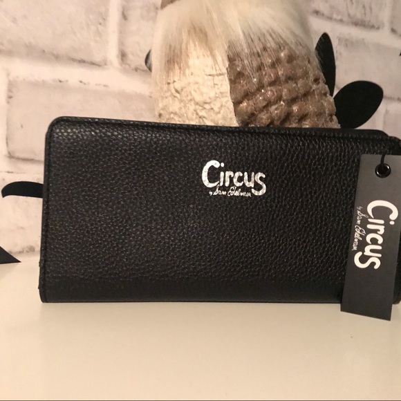 NWTCircus by Sam Edelman Slim Bifold Wallet, Black - Picture 1 of 4